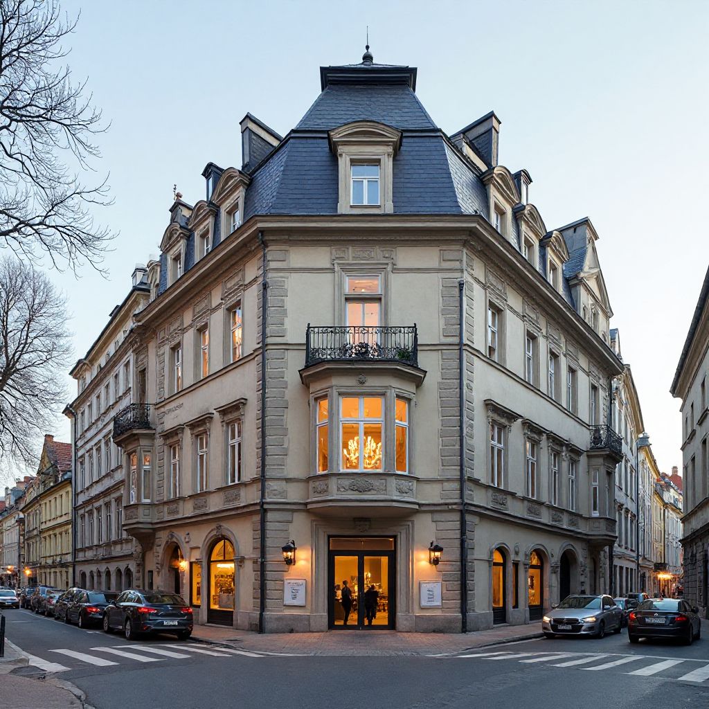 Historic Prague office building where MoveComputers.info was founded